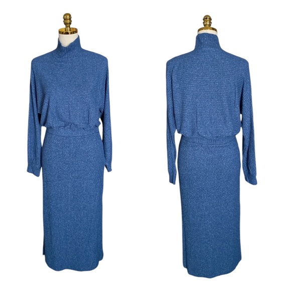 ANTHRO SATURDAY/SUNDAY | Mariah Ribbed Knit Maxi Dress Size M - Picture 5 of 13